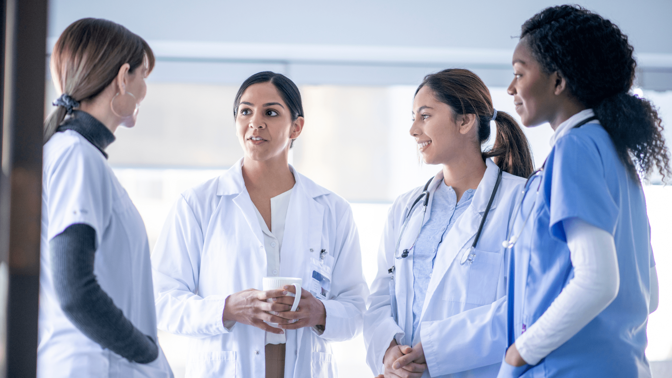 A group of transitional year medical residents.