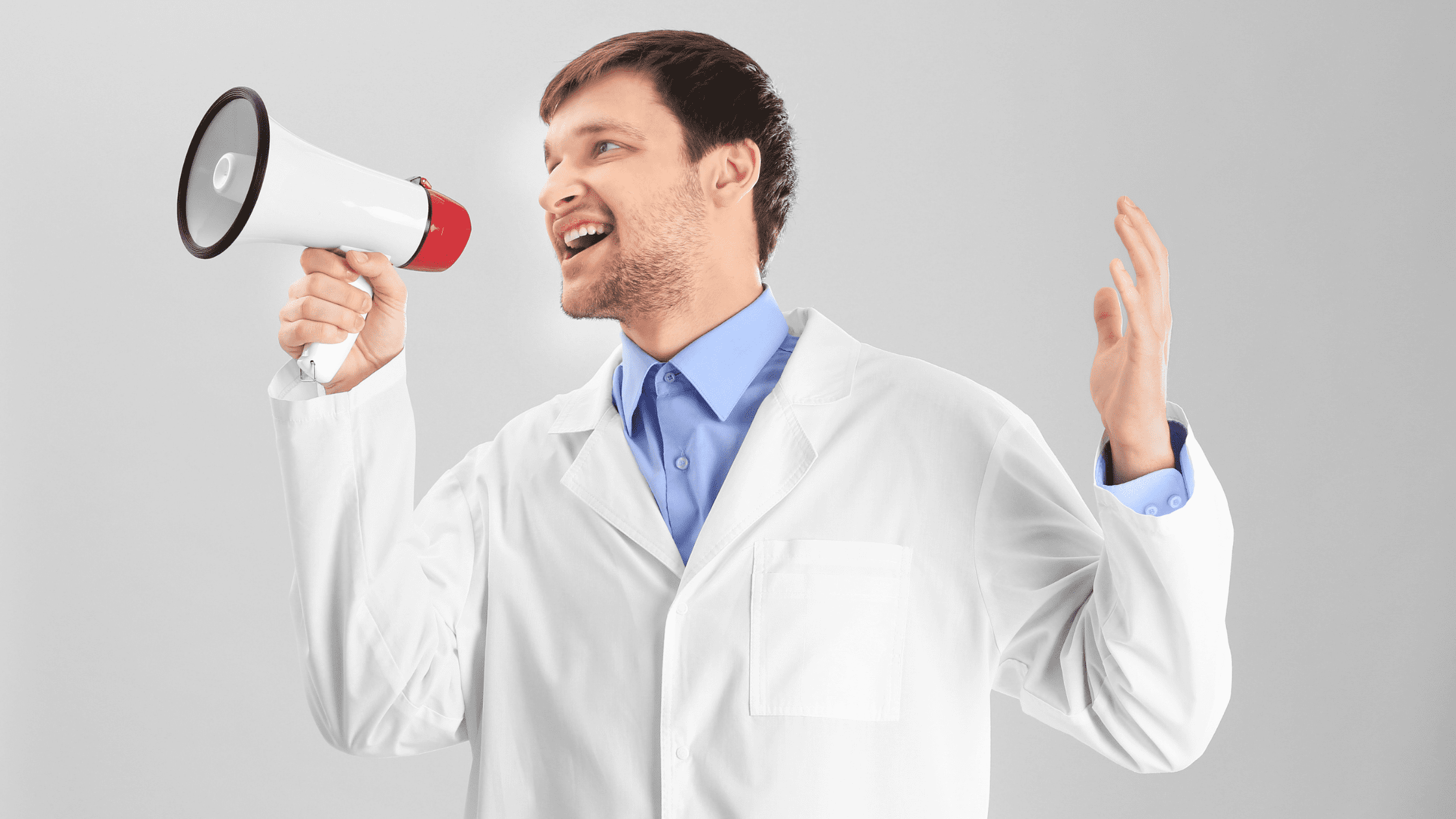 A doctor announcing the change in USMLE Step 1 grading system to Pass/Fail.