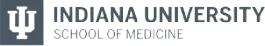 Indiana University School of Medicine logo.
