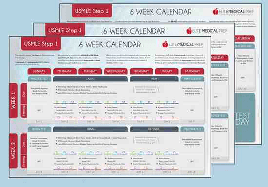 USMLE Step 1 <br> 6-Week Study Planner